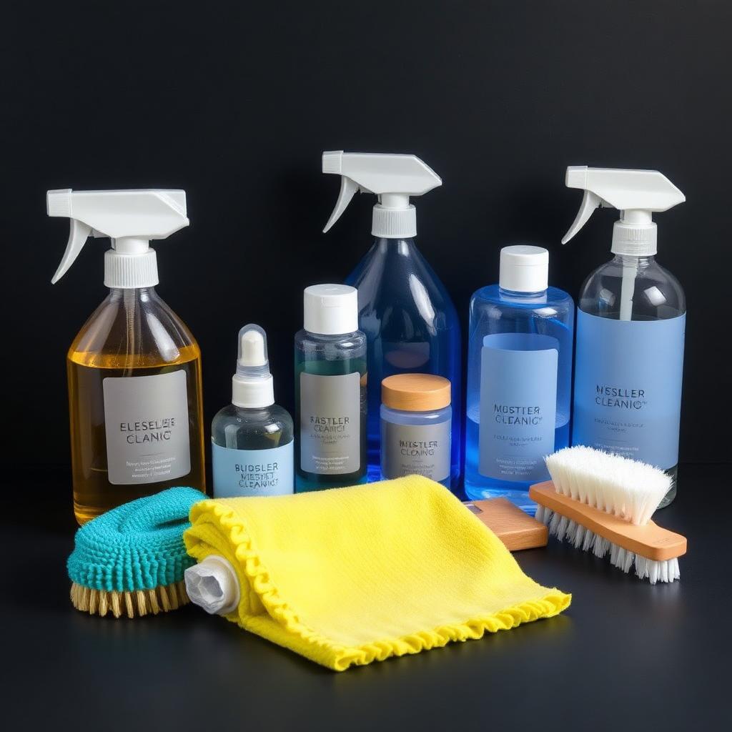 Professional cleaning supplies